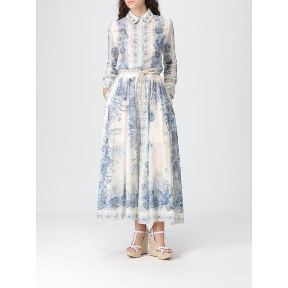 Zimmermann Skirt Woman White - Picture 2 of 4